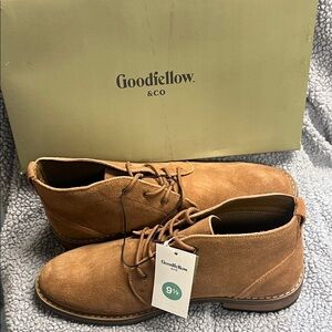 Goodfellow & Co Men's Brown Chukka Boots Size 9 1/2
